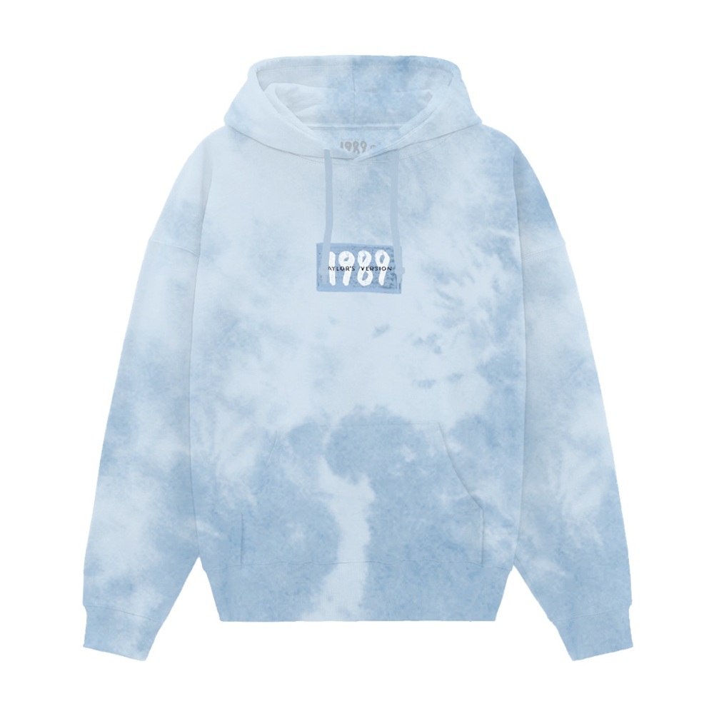 1989 (Taylor's Version) Taylor Swift Blue Tie Dye Hoodie